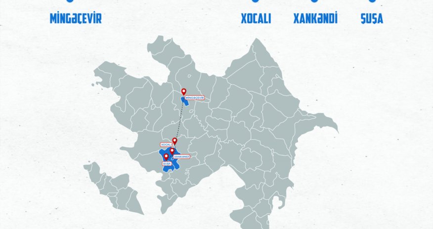 Sabahdan Mingəçevir-Xocalı-Xankəndi-Şuşa müntəzəm avtobus reysi açılır