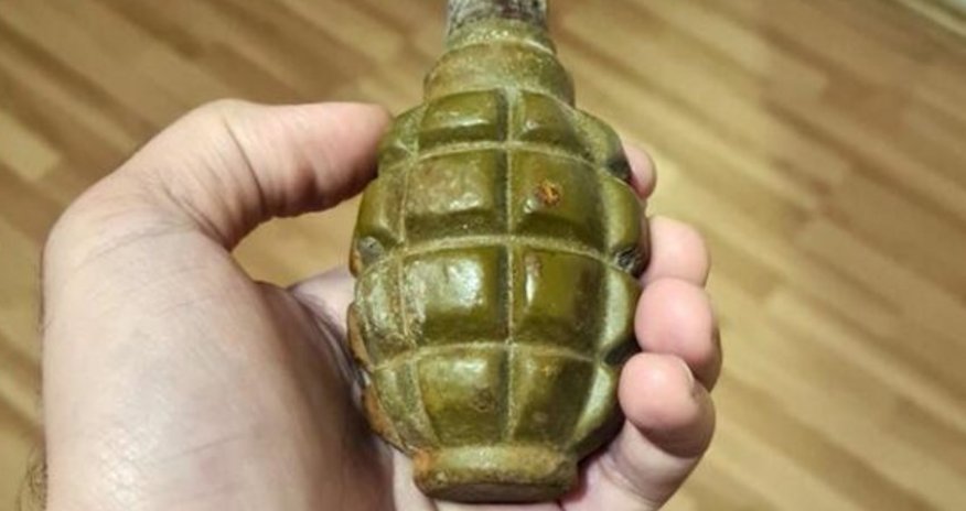 Bakıda əl qumbarası tapılıb