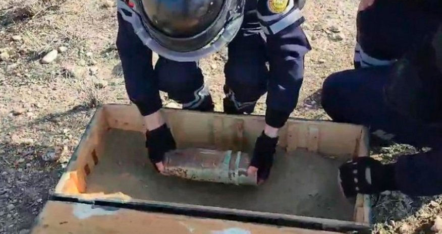 В Нахчыване обнаружены 3 артиллерийских снаряда