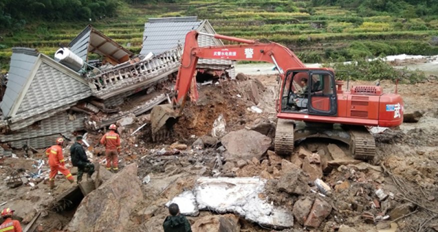 Çində torpaq sürüşməsi nəticəsində 30-dan çox insan itkin düşüb