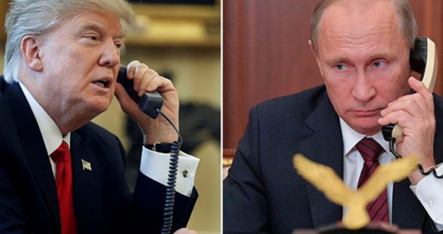 Trampla Putin arasında telefon danışığı olub