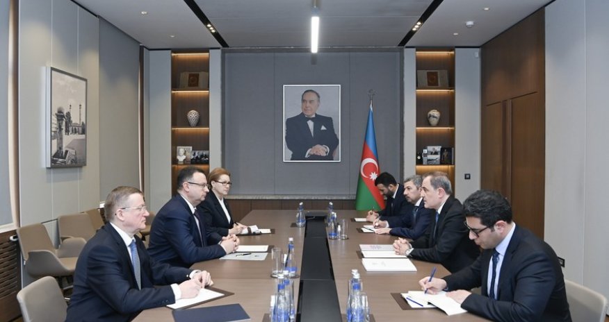 Ceyhun Bayramov Belarusun yeni səfirini qəbul edib