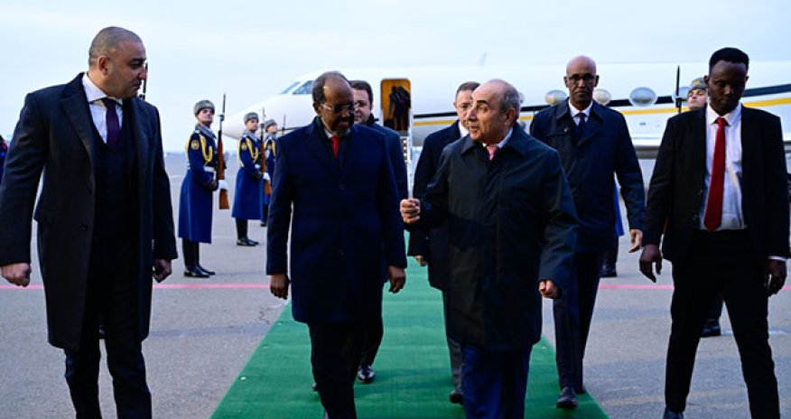 Somali Prezidenti Azərbaycana gəlib