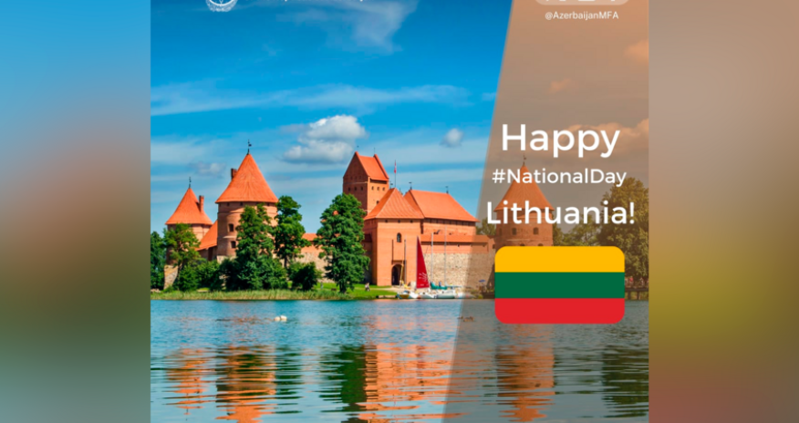 Azərbaycan XİN Litvanı təbrik edib