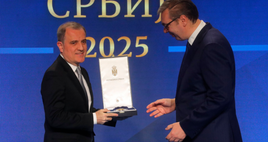 Джейхун Байрамов награжден орденом &laquo;Сербский Флаг&raquo;