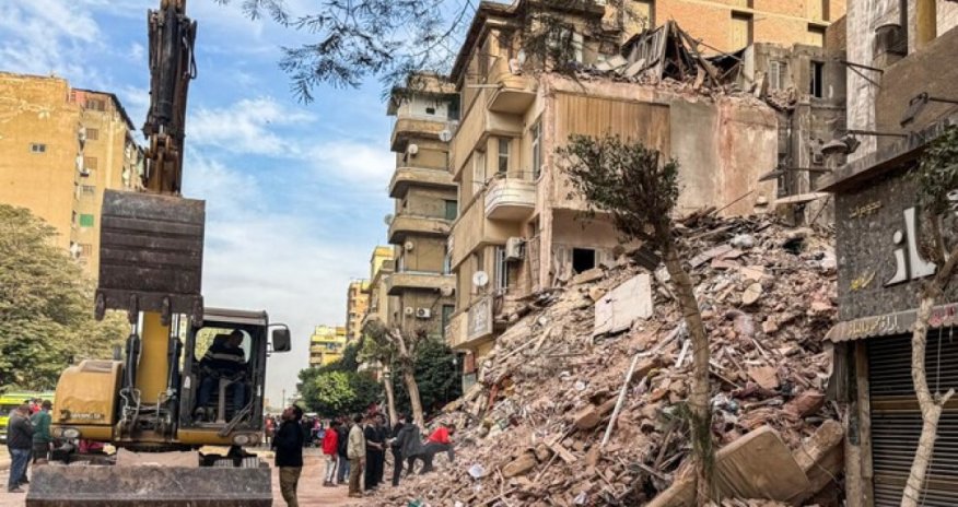 Misirdə bina çöküb, ölənlər var