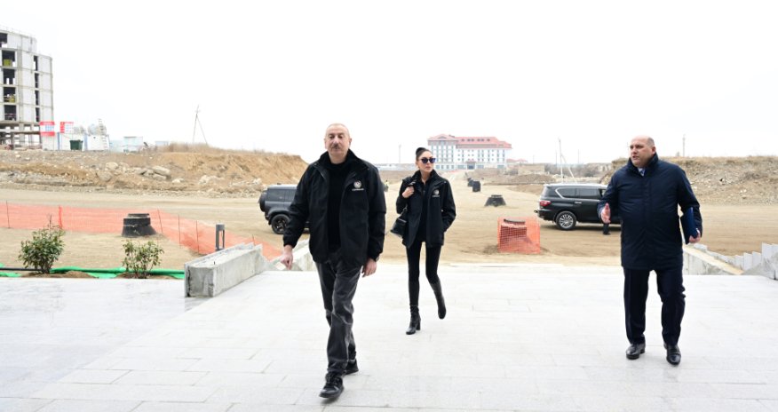 Prezident və xanımının Ağdam səfərindən - Fotolar