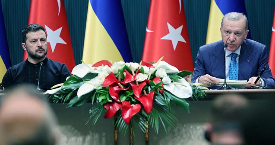 Türkiyə və Ukrayna liderləri görüşüb