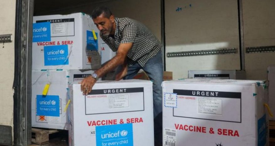 WHO and UNICEF plan to vaccinate about 600,000 children in Gaza