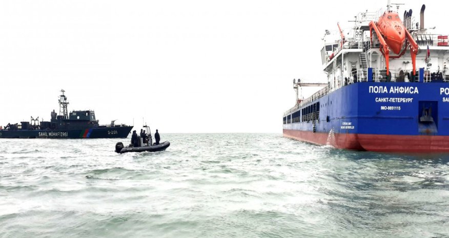 В Каспийском море была проведена спасательная операция