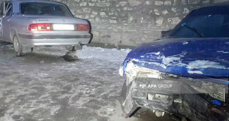В Гёйгёле произошла авария, есть пострадавшие