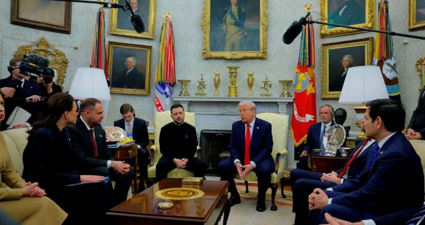 Зеленский и Трамп начали переговоры в Овальном кабинете - Обновлено