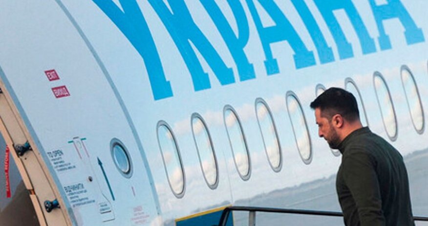 Зеленский вылетел в Лондон