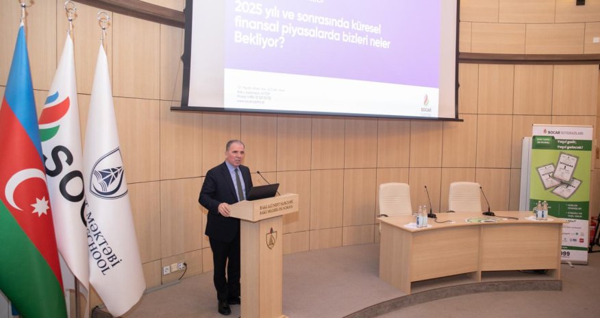 BANM və SOCAR Capital-ın birgə təşkilatçılığı ilə beynəlxalq maliyyə bazarları mövzusunda təqdimat keçirilib