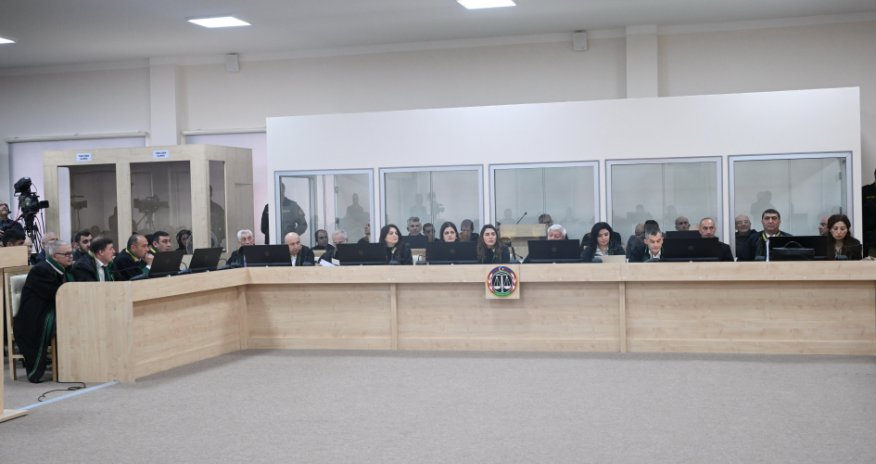 Çoxsaylı cinayətlərin törədilməsində təqsirləndirilən erməniəsilli şəxslərin məhkəməsi davam etdirilir