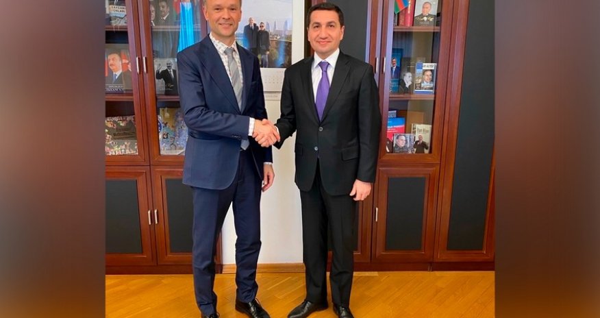 Litvanın Azərbaycandakı səfiri Hikmət Hacıyevlə görüşüb