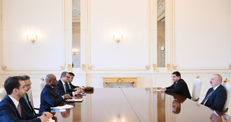 Prezident D-8 İqtisadi Əməkdaşlıq Təşkilatının Baş katibini qəbul edib