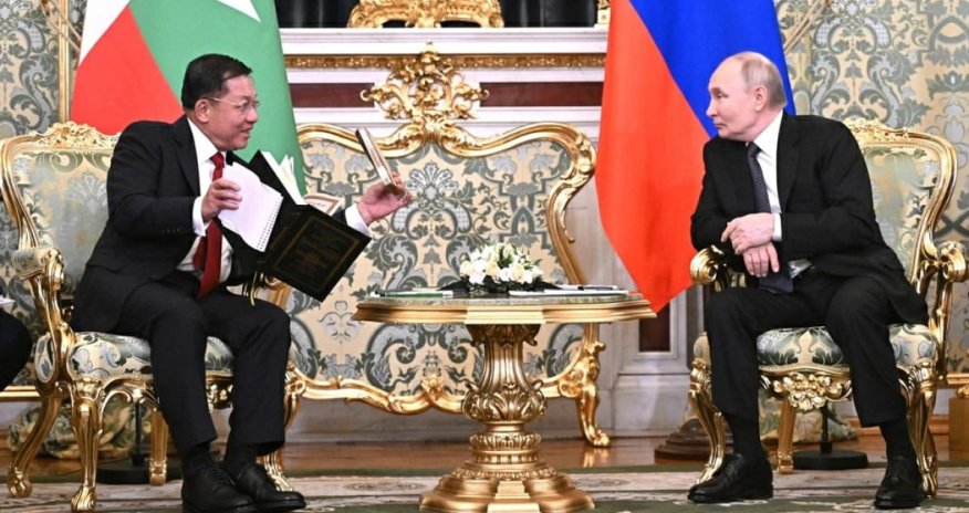 Премьер Мьянмы назвал Путина королем