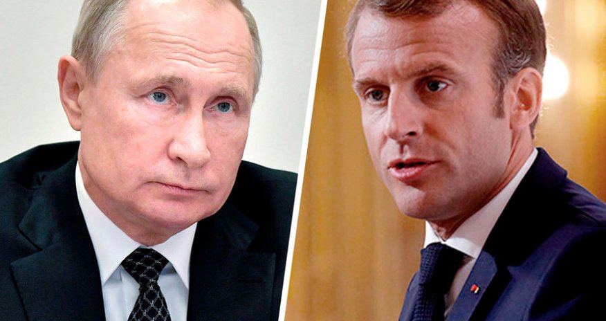 Makron Putinlə danışıqlara hazır olduğunu deyir