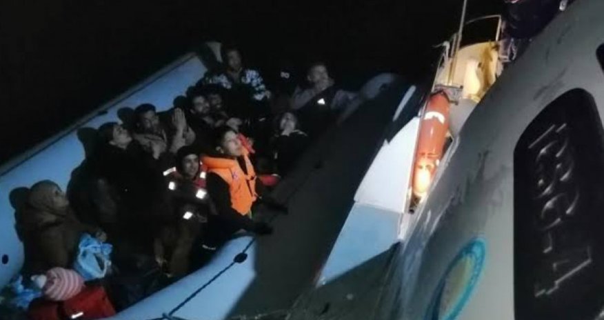 Türkiyənin ərazi sularında 50 qanunsuz miqrant saxlanılıb