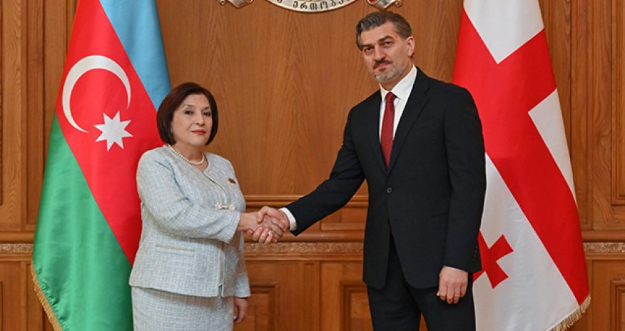 Sahibə Qafarova Gürcüstan prezidenti ilə görüşüb