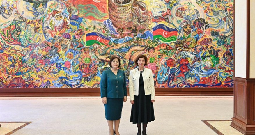 Sahibə Qafarova Şimali Makedoniya Prezidenti ilə görüşüb