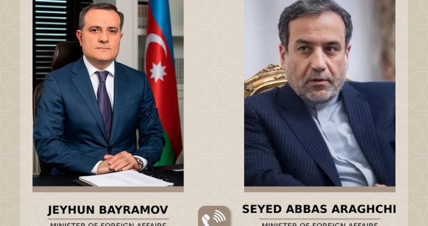 Bayramov iranlı həmkarı ilə regional məsələləri müzakirə edib