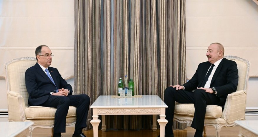 Президент Ильхам Алиев встретился с президентом Албании