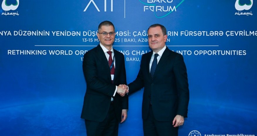 Ceyhun Bayramov BMT Baş Assambleyasının keçmiş prezidenti ilə görüşüb