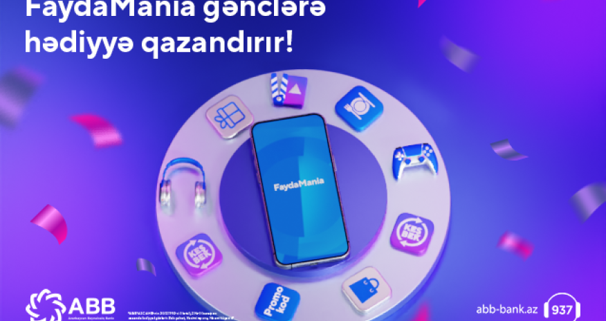 ABB-dən gənclər üçün &ldquo;FaydaMania&rdquo;
ilə qazanc fürsəti!