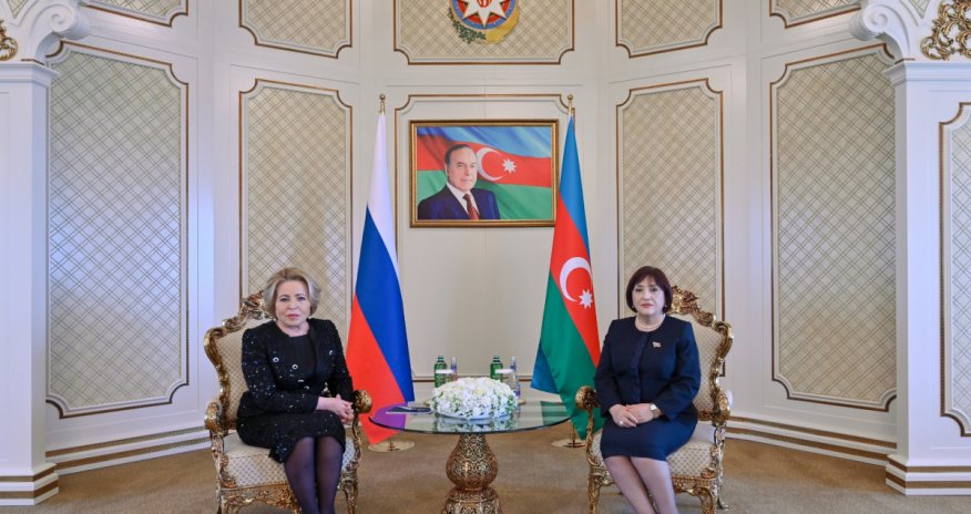Sahibə Qafarova Valentina Matviyenko ilə görüşüb
