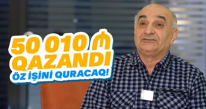 6 rəqəmi ona uğur gətirdi - Lotereyada 50.000 manat qazandı