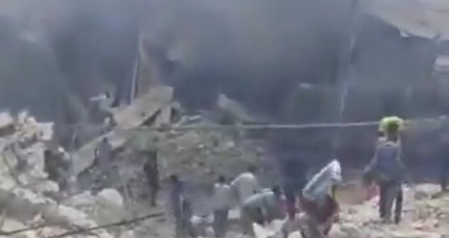 Prezidentin korteji partladılıb - Video