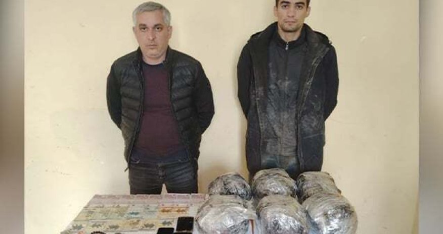 Sərhədə PUA ilə narkotik atılıb- Video