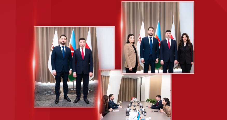 Глава Правления Kapital Bank Фарид Гусейнов встретился с победителем конкурса &laquo;Yüksəliş&raquo;.