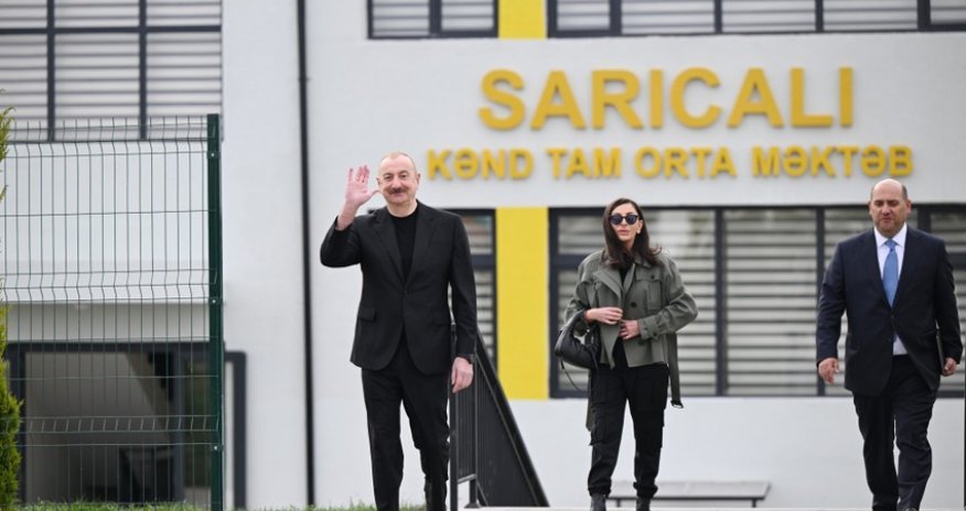 Президент Ильхам Алиев поделился в соцсетях кадрами с визита в село Сарыджалы