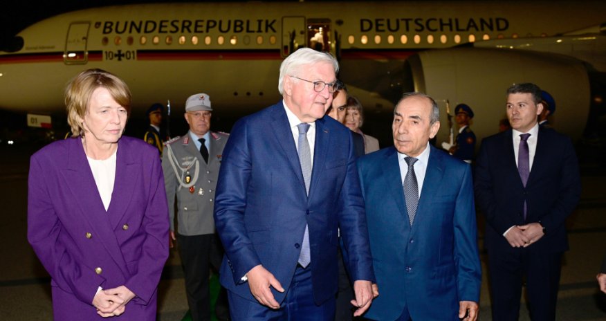 Almaniya Prezidenti Azərbaycana gəlib