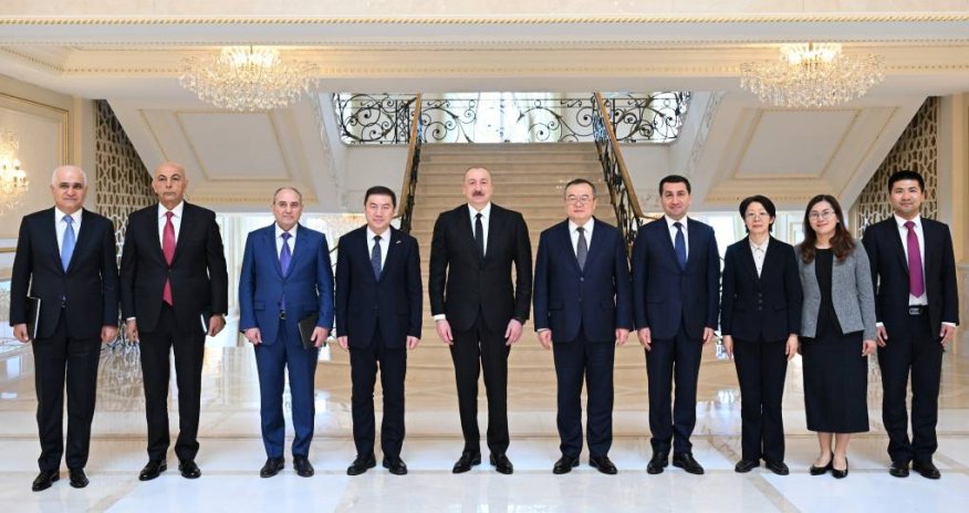 Prezident Lü Tzyançaonu qəbul edib