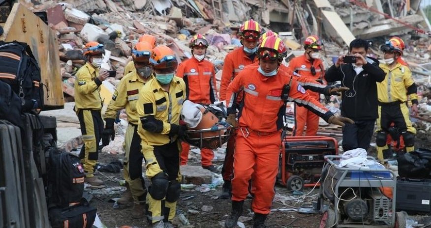 Число погибших при землетрясении в Мьянме превысило 3 тыс. человек