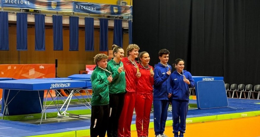 Azerbaijani gymnasts win bronze at World Cup in Italy