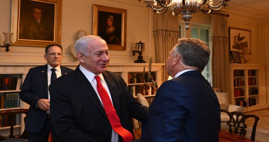 Netanyahu Trampın nümayəndəsi ilə görüşüb
