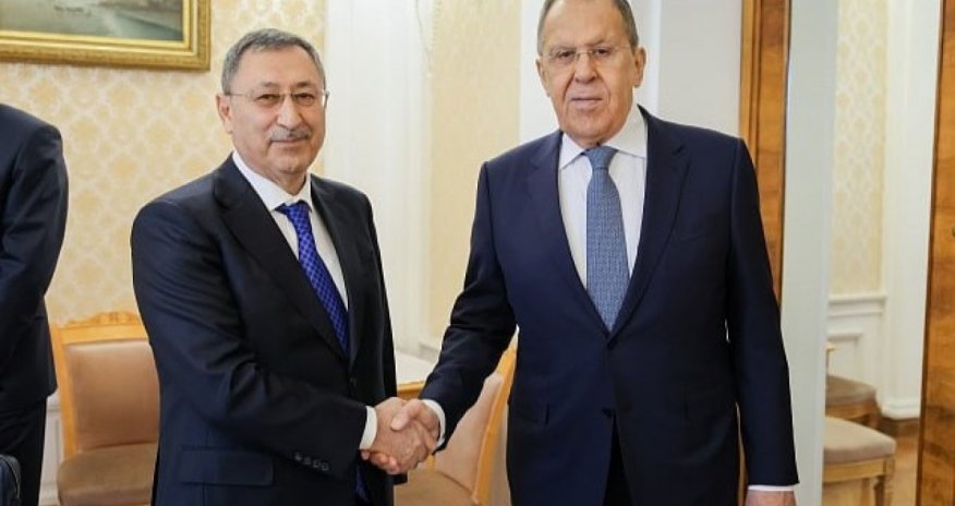 Xələf Xələfov Lavrovla görüşüb
