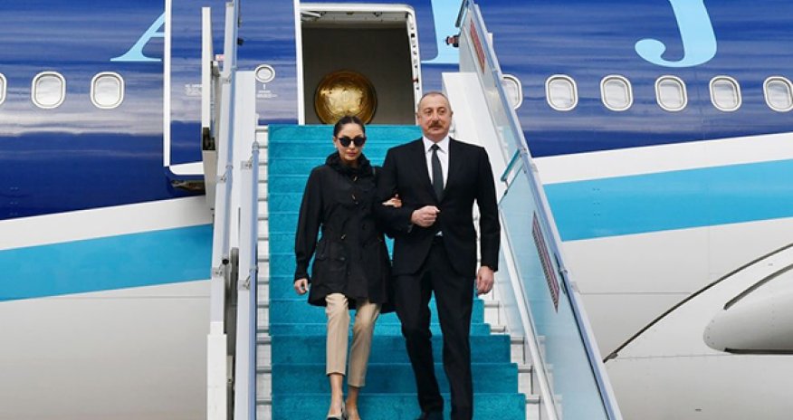 Prezident İlham Əliyev və birinci xanım Türkiyədədir
