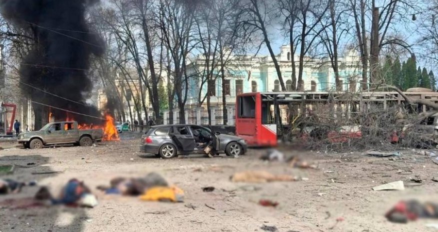 Ukraynada Sumı şəhərinə raket zərbəsi endirilib, 20-dən çox insan ölüb