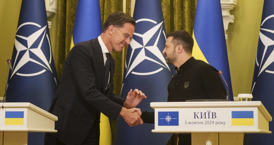 NATO Baş katibi Zelenski ilə görüşüb