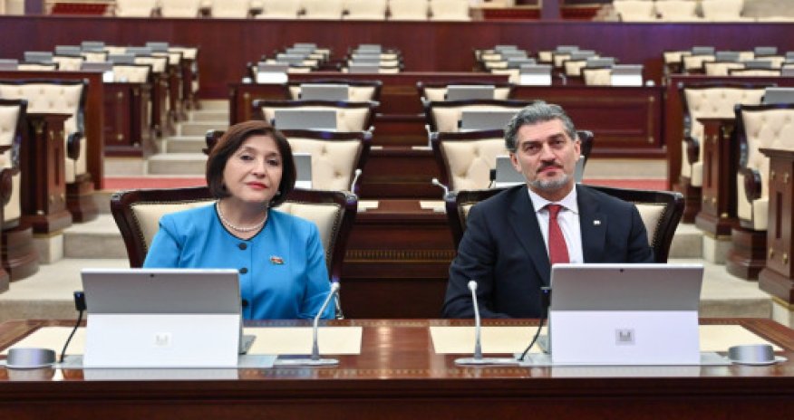 Gürcüstan Prezidenti Milli Məclisdə olub