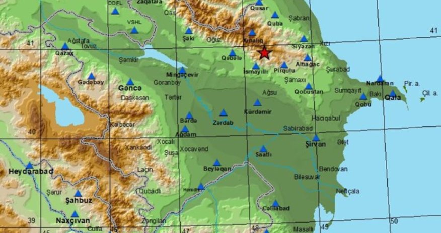 İsmayıllıda zəlzələ olub