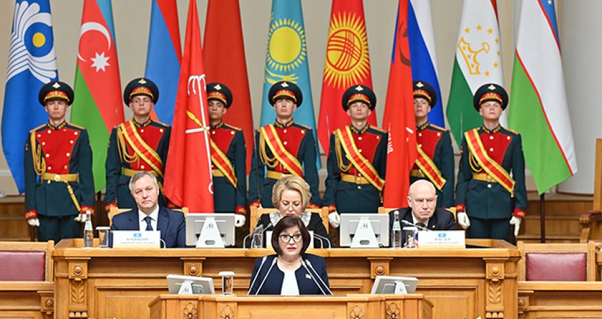 Sahibə Qafarova MDB PA-nın iclasında çıxış edib