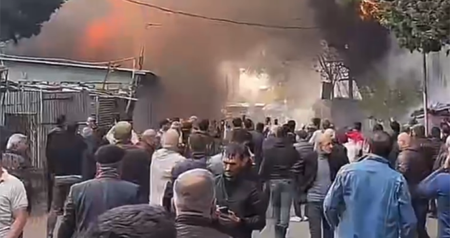 Binəqədidə obyektdə baş verən yanğın söndürülüb - Video - Yenilənib