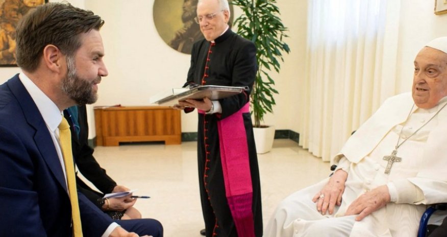 ABŞ-nin vitse-prezidenti Papa ilə görüşüb